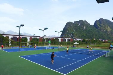 Thi công sân Tennis Tiêu Chuẩn