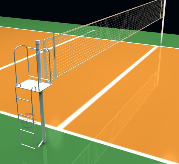 Thi công sân Bóng Chuyền